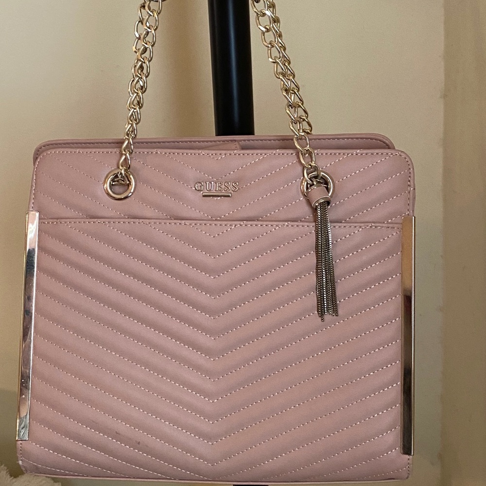 Pink Nude Guess Bag